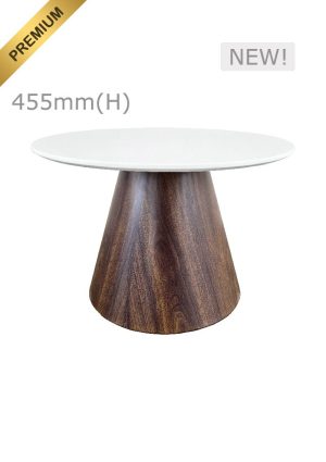 CONIC™ COFFEE TABLE - ROUND TOP - WHITE (CT28 - RW)_PREMIUM