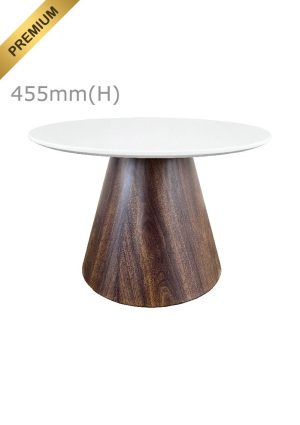 CONIC™ COFFEE TABLE - ROUND TOP - WHITE (CT28 - RW)_PREMIUM