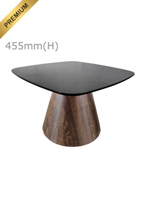 CONIC™ COFFEE TABLE - SQUARISH TOP - BLACK (CT28 - SB)_PREMIUM