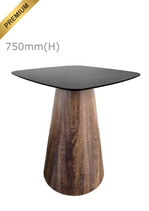 CONIC™ MEETING TABLE - SQUARISH TOP - BLACK (TB2 - SB)_PREMIUM