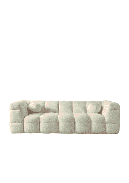 Minimalist Boucle Fabric 3 Seater Sofa BOBA