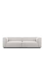 minimalist fabric 3 seater sofa flower