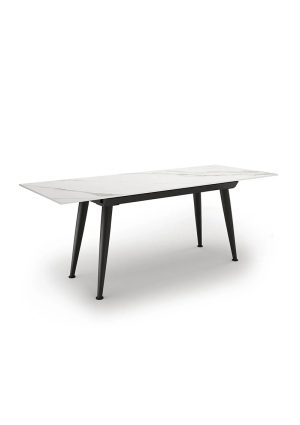 modern extendable sintered stone dining table nieve