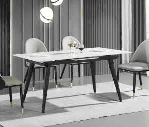 modern extendable sintered stone dining table nieve