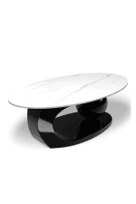 Modern Sintered Stone Coffee Table GLOBE BLACK