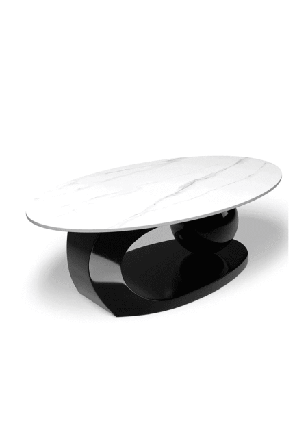Modern Sintered Stone Coffee Table GLOBE BLACK