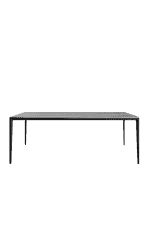 modern sintered stone dining table long island black