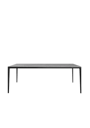 modern sintered stone dining table long island black