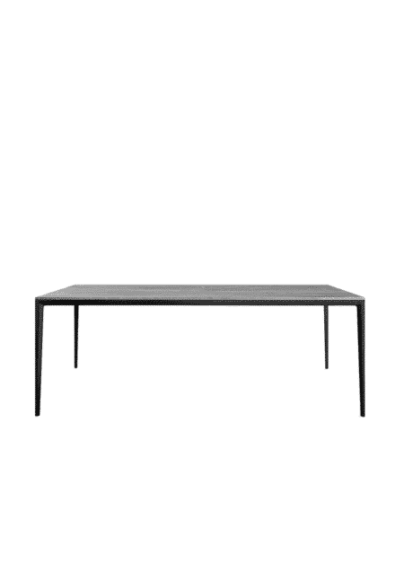 Modern Sintered Stone Dining Table LONG ISLAND BLACK