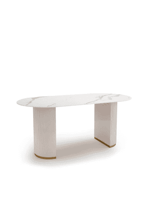 modern sintered stone dining table tambo