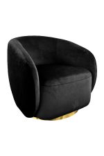 ODIN LOUNGE SOFA - SINGLE SEATER BLACK (SF7 - SB)