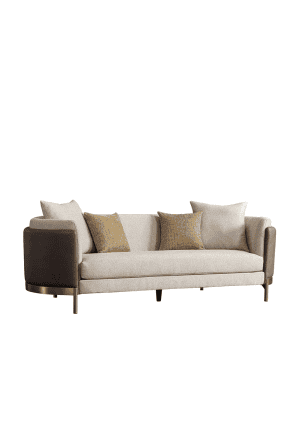 scandinavian fabric 3 seater sofa glamour