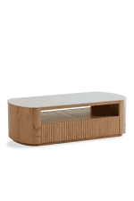 scandinavian sintered stone coffee table wendel