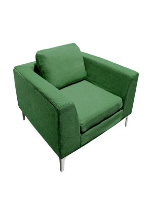 manhattan sofa single seater green sf2 nsg