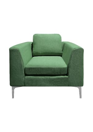 manhattan sofa single seater green sf2 nsg