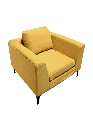 manhattan sofa single seater yellow sf2 nsy