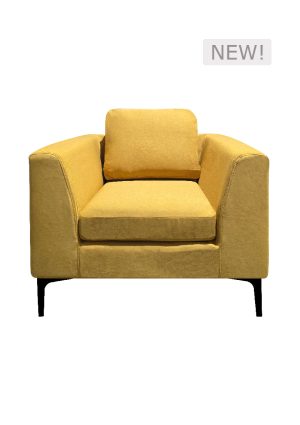 manhattan sofa single seater yellow sf2 nsy