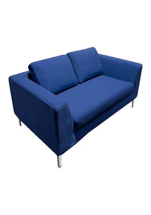 manhattan sofa double seater blue sf2 ndbl