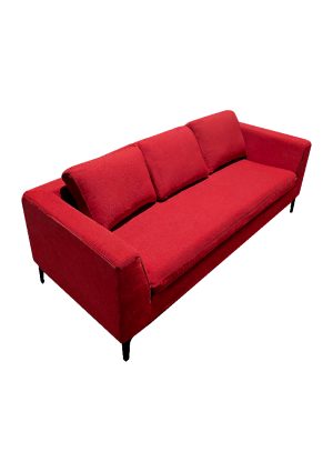 manhattan sofa three seater red sf2 ntr