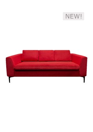 manhattan sofa three seater red sf2 ntr