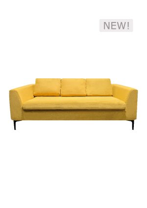 manhattan sofa three seater yellow sf2 nty