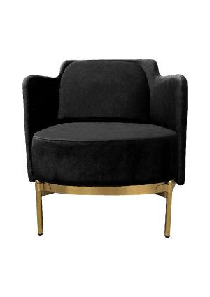 The CROWN LOUNGE SOFA™ - SINGLE SEATER - BLACK