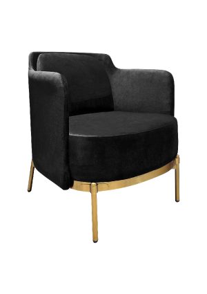 The CROWN LOUNGE SOFA™ - SINGLE SEATER - BLACK