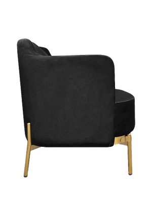 The CROWN LOUNGE SOFA™ - SINGLE SEATER - BLACK