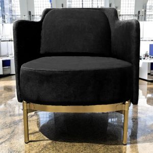 CROWN LOUNGE SOFA - SINGLE SEATER - BLACK (SF1 - CSB)