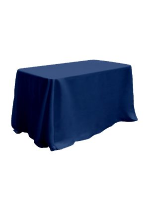 4FT LONG BLUE LINEN TABLE (TB6 - LBL)