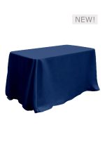 4FT LONG BLUE LINEN TABLE (TB6 - LBL)