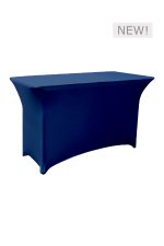 4FT LONG BLUE SPANDEX TABLE (TB6 - SBL)