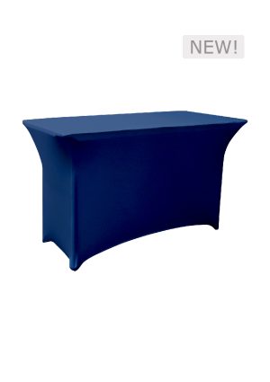 4FT LONG BLUE SPANDEX TABLE (TB6 - SBL)