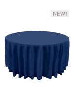 5FT ROUND BLUE LINEN TABLE (TB9 - LBL)