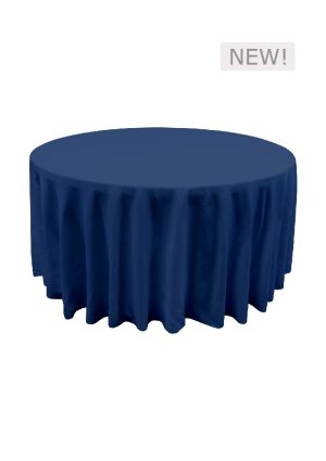 5FT ROUND BLUE LINEN TABLE (TB9 - LBL)