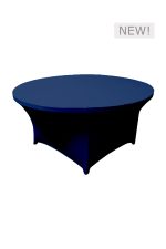 5FT ROUND BLUE SPANDEX TABLE (TB9 - SBL)