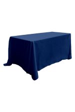 6FT LONG BLUE LINEN TABLE (TB7 - LBL)