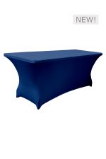 6FT LONG BLUE SPANDEX TABLE (TB7 - SBL)