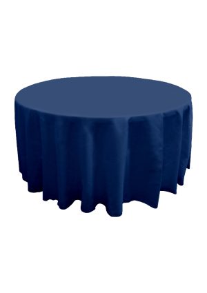 6FT ROUND BLUE LINEN TABLE (TB10 - LBL)