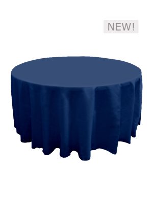 6FT ROUND BLUE LINEN TABLE (TB10 - LBL)