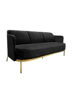 CROWN LOUNGE SOFA™ - THREE SEATER BLACK