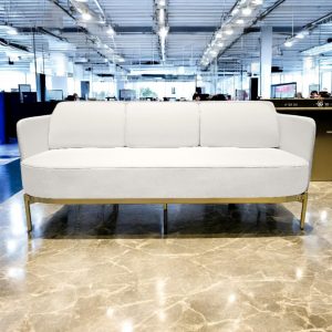 CROWN LOUNGE SOFA - THREE SEATER - WHITE (SF1 - CTW)