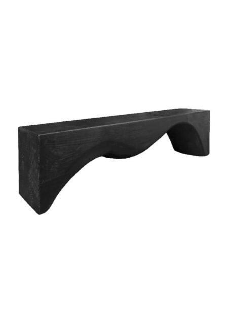 LIGNA - LONG WOOD BENCH BLACK (OB18 - LB)