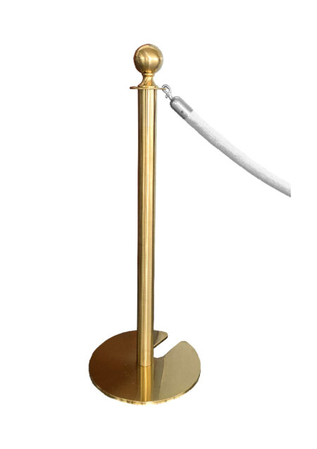 CLASSIC GOLD POLE WITH WHITE ROPE (AC7 - CGW)
