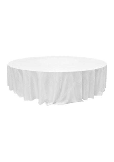 OCULAR GRAND CIRCLE WHITE LINEN TABLE (TB1 - FLW)