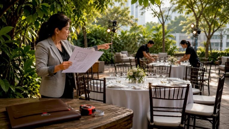Restaurant event furniture rental: a singapore planner's guide
