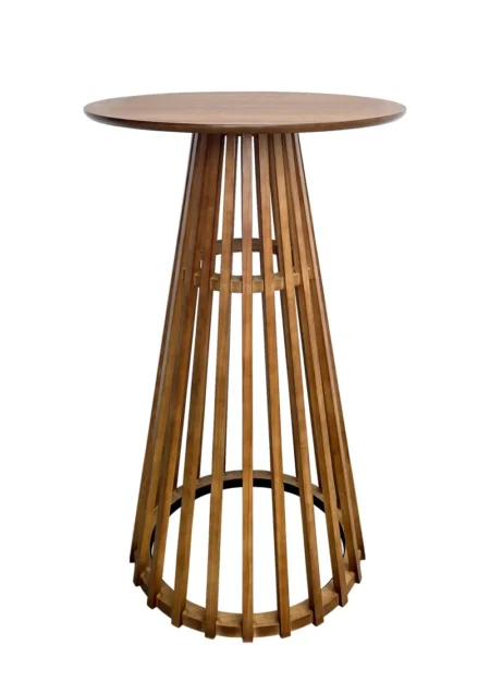 NARA WOOD BAR TABLE - CHESTNUT BROWN (BT3 - CN)